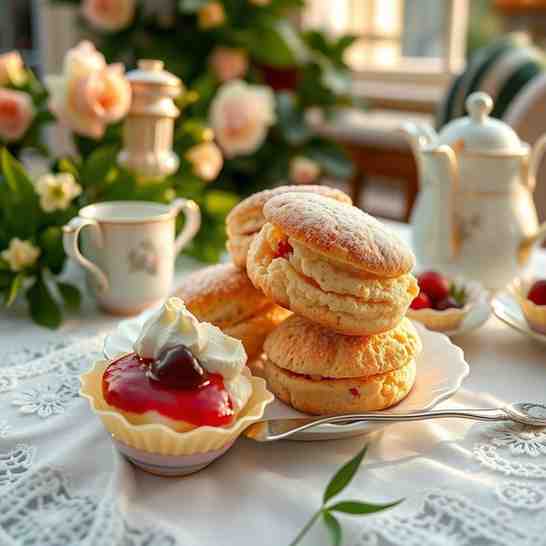 Bake Perfect Clotted Cream Scones for a British Cream Tea